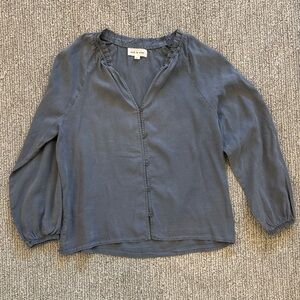 Anthropologie Cloth & Stone 100% Tencel Blouse